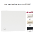 Doigt avec symbole Sonnette Sirius 70605T