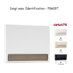 Doigt avec identification Sirius 70603T