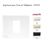 Enjoliveur de prise de tépléphone Sirius 70712T