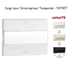 Doigt pour interrupteur temporisé Sirius 70 70745T