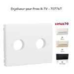 Enjoliveur pour prise R TV Sirius 70776T