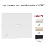 Doigt lumineux avec symbole lumière Sirius 70797T