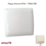 Plaque étanche IP44 70961TMF