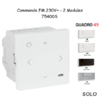 Commande FM 230 V~ - 2 Modules 75400S