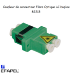 Coupleur de Connecteur Fibre optique LC Duplex 82213