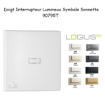 Doigt interupteur lumineux symbole Sonnette LOGUS 90795T