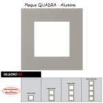Plaque Quadro45 Alumine 45910TAL