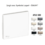 Doigt avec symbole Loquet APOLO5000 50604T