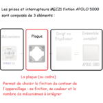 Plaque pour apolo 5000