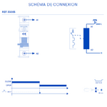 Bobine à émission 55005 Schéma de connexion