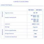 Contacteur auxiliaIre 55001 55002 Caractéristiques