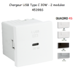 Chargeur USB Type C Power Delivery - 2 Modules 45398S