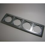 Plaque quadruple Aquarella Alumine logus 90940TAL