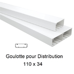 Goulotte pour distribution 110x34
