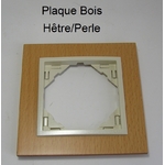 Plaque Bois simple Hêtre perle logus90 Arbore