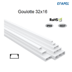 Goulotte moulure 32x16 10040CBR