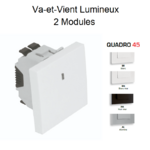 Va-et-Vient lumineux 2 modules Quadro 45072S
