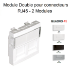 Module double pour connecteurs RJ45 45971S