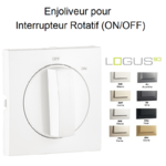 Enjoliveur pour Interrupteur rotatif Logus 90762T