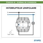 Schéma de connexion étanche48 48011