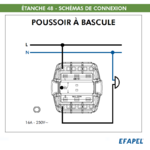 Schéma de connexion étanche48 48151