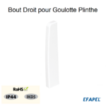 bout droit pour goulotte plinthe 10108ABR
