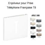 Enjoliveur pour prise de téléphone Française T8 Apolo 50718T