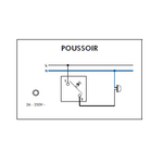 Schéma montage Bouton poussoir EFAPEL série 3700