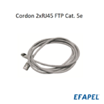 Cordon 2xRJ45 4P FTP Cat. 5e - 82632ACZ 82635ACZ