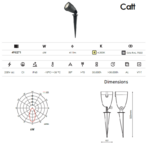 Spot piquet catt caractéristiques