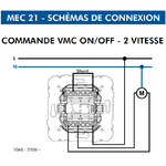 21101 Commande VMC on off 2 vitesse