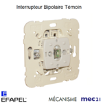 Mécanisme interrupteur bipolaire témoin mec 21023