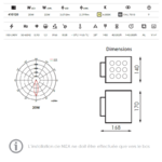spot led extérieur niza caractéristiques