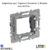 Adaptateur pour Appareil à Encastrer 2 Modules avec Griffes 42994