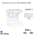 Enjoliveur Boite Saillie pour modulaire Quadro45 45997ABM