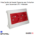 Prise de courant française inclinée 45° 4 modules Quadro 45263CVM Rouge