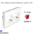 Prise de courant schuko double inclinée 45° 6 modules Quadro 45262CVM