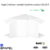 Angle Intérieur variable pour goulotte série 10 Moulures sans halogènes 20x12,5 10032GBR