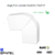 Angle plat variable pour goulotte série 10 Moulures sans halogènes20x12,5 10033GBR