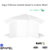Angle Intérieur variable pour goulotte série 10 Moulures sans halogènes 40x16 10062GBR