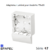 Adaptateur latéral pour Goulotte 75x20 10148ABR