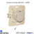 Mécanisme poussoir avec cordon NO+NF mec 21090