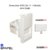 Module avec connecteur RJ11 CAt. 3 45972SBR