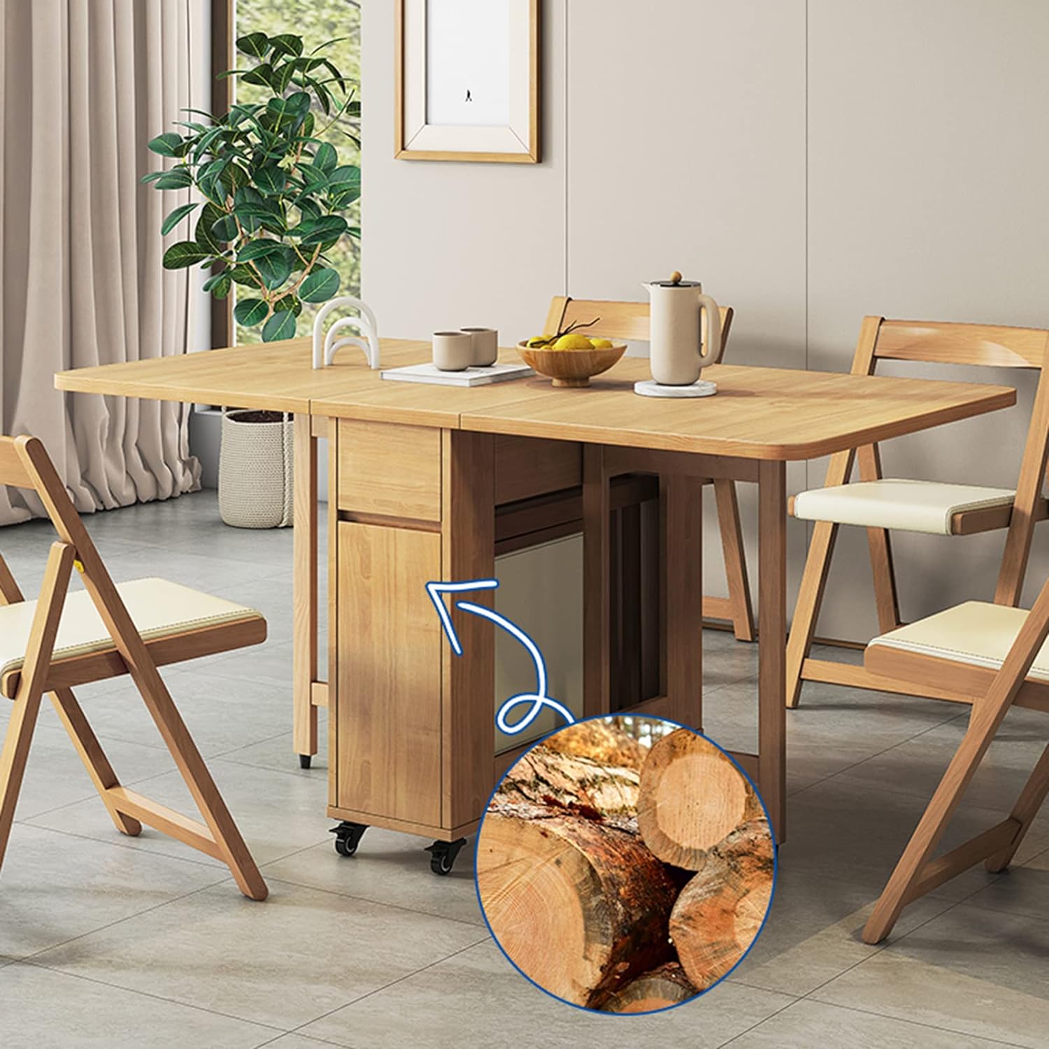 mesa comedor plegable