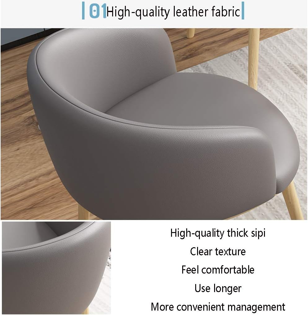conjunto de mesa y silla de Cuero de alta calidad.