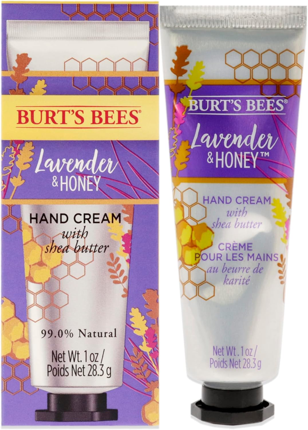 バーツビーズ（Burt\'s Bees）ハンドクリーム ラベンダー＆ハニー 【 手荒れ に悩むあなたに！】