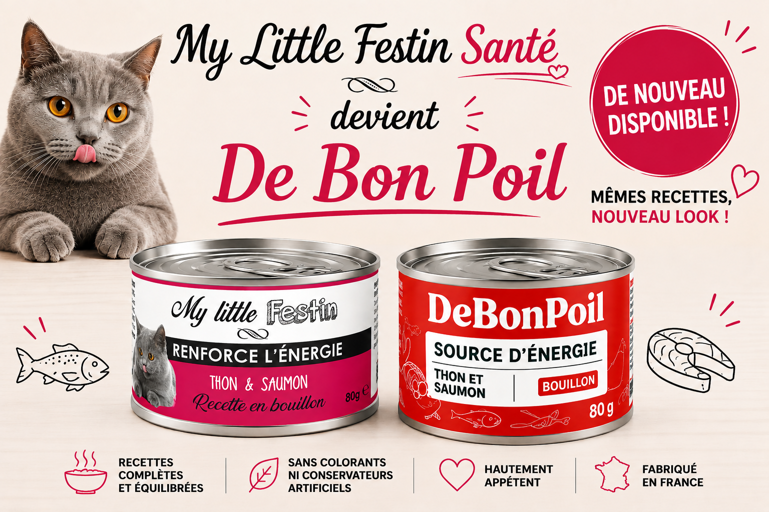 image thon &amp; saumon en bouillon
