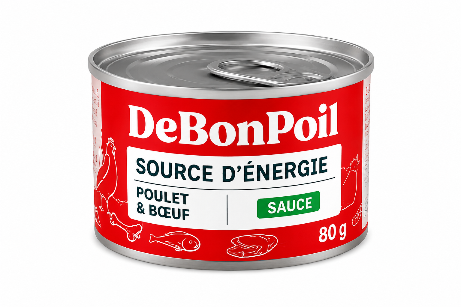 poulet &amp; beuf en sauce