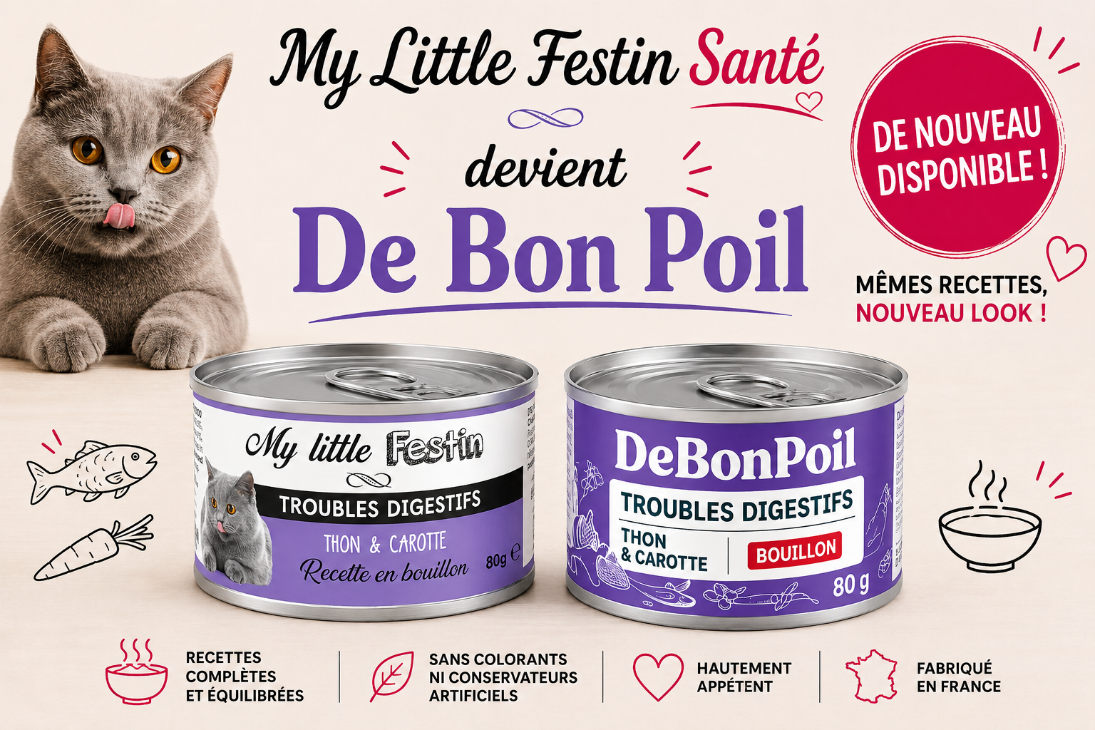 image thon &amp; carottes en bouillon