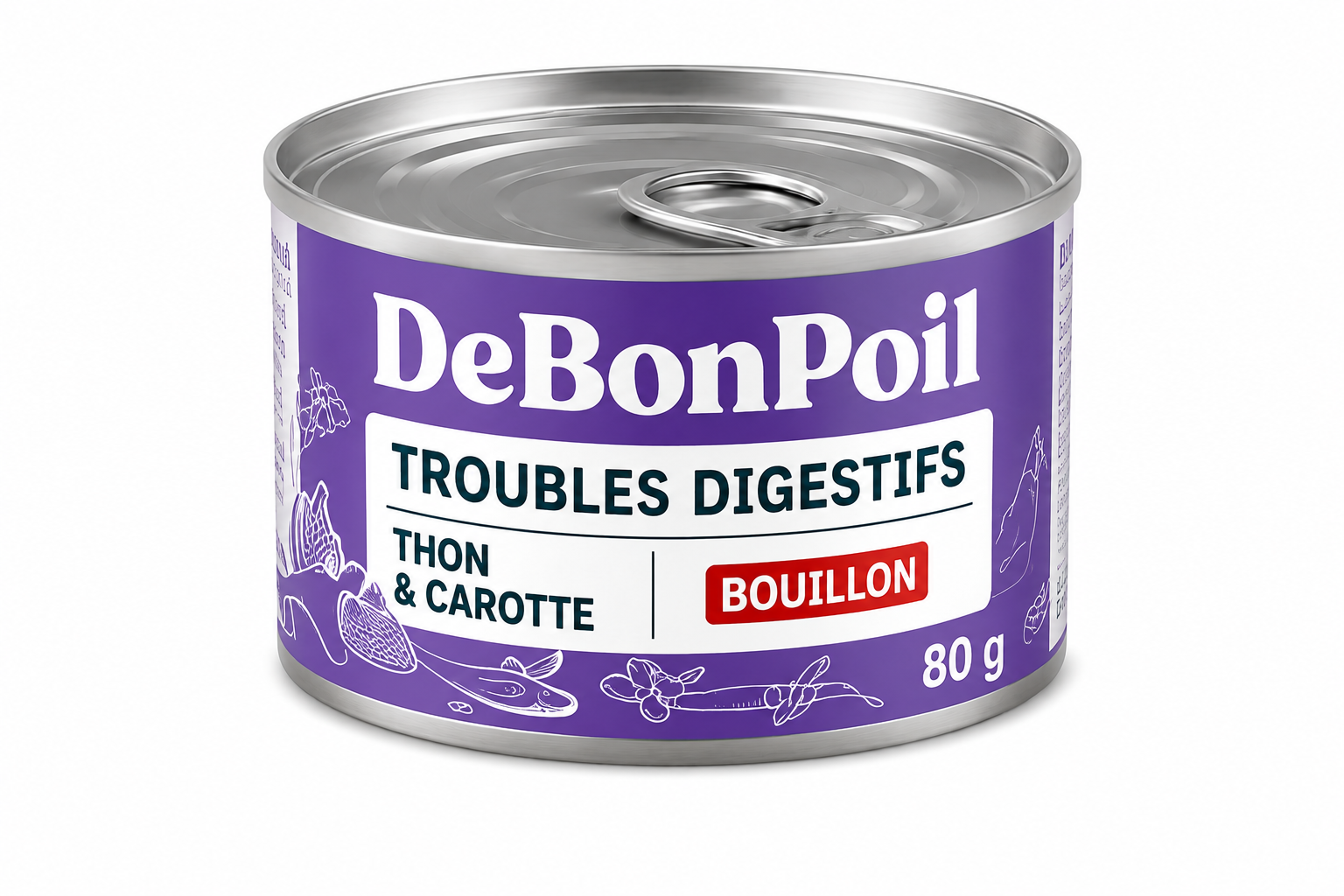 thon &amp; carottes en bouillon